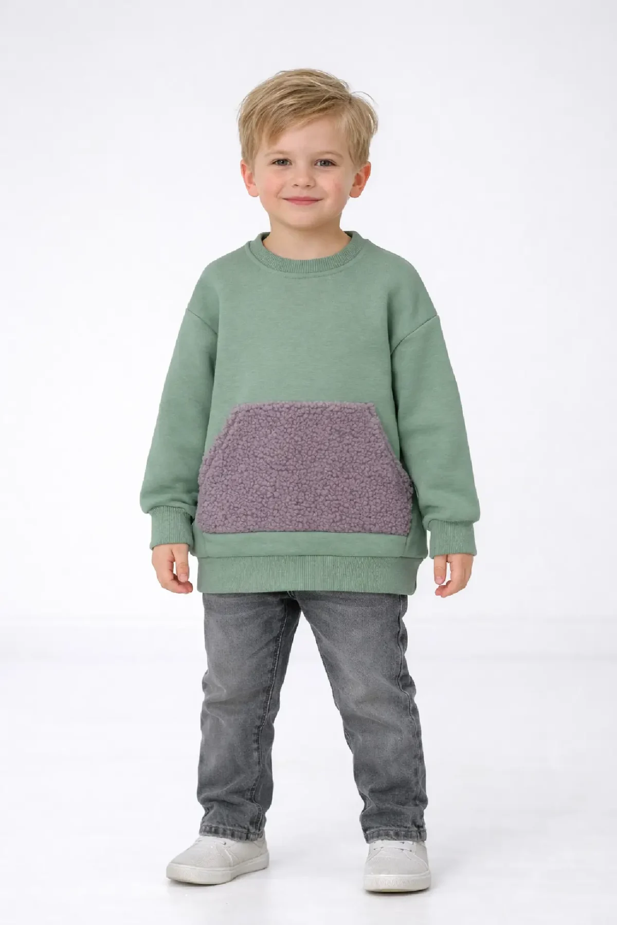 Džemperis su kišene