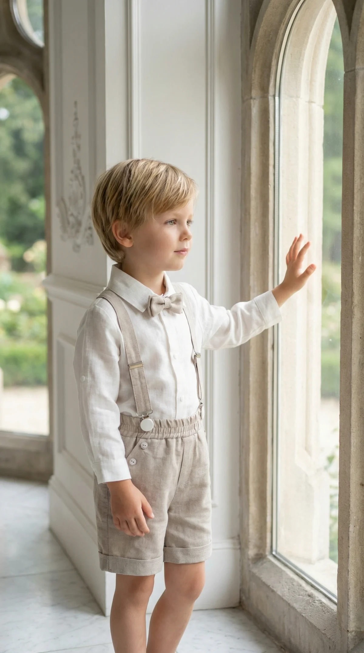 Šviesus kostiumėlis su šortais